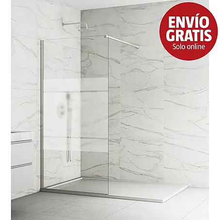 GME  Mampara de ducha fija Screen Frost