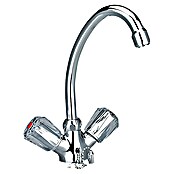 Mixomat Waschtischarmatur Brillant (Geeignet für: Drucklose Untertischgeräte, Niederdruck, Chrom)