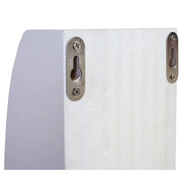 Weinregal für 3 Flaschen 54x13x9cm Weiß Flaschenregal Wandregal - 