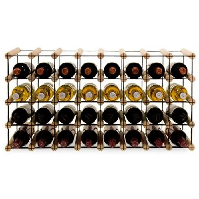 Modulares Weinregal VINOTECA MOD METAL 42,5x82,5x24,5cm 8x4 Flaschen Natur - 
