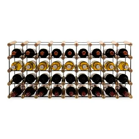 Modulares Weinregal VINOTECA MOD METAL 42,5x92,5x24,5cm 9x4 Flaschen Natur
