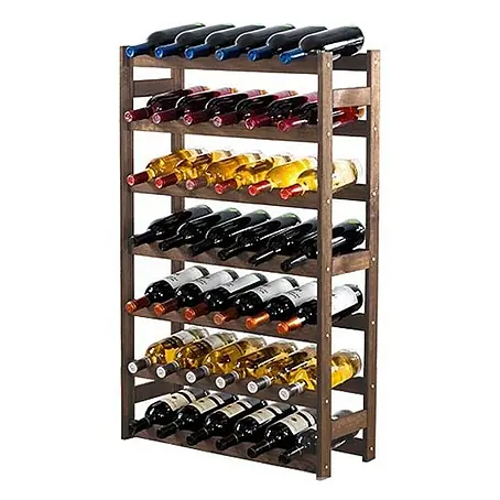 Weinregal PINOTWINE 102x63x25cm 42 Flaschen Braun geölt