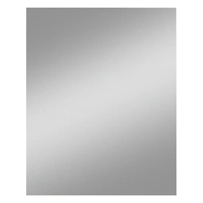 Kristall-Form Wandspiegel Jump - B x H: 50 x 60 cm - Rechteckiger Spiegel ohne Rahmen, ideal für Badezimmer oder Flur, reflektiert das Licht und vergrößert den Raum.