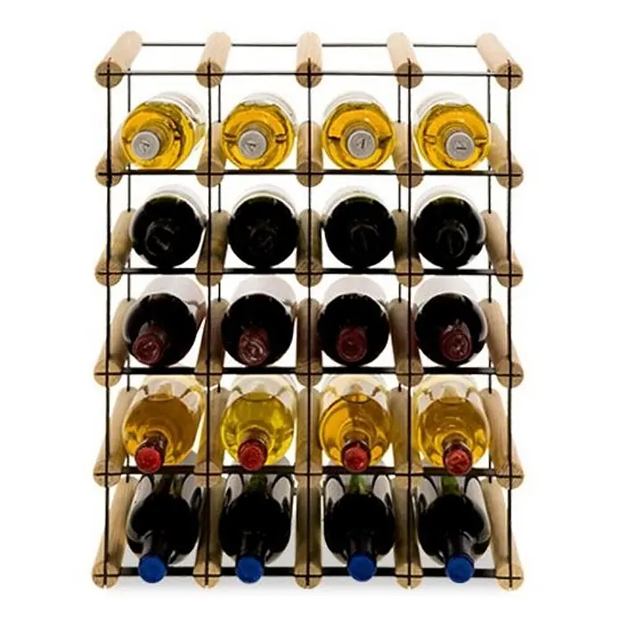 Modulares Weinregal VINOTECA MOD METAL 52,5x42,5x24,5cm 4x5 Flaschen Natur - 