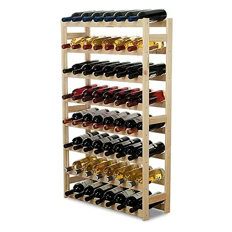 Weinregal PINOTWINE 118x72x25cm 56 Flaschen Natur unbehandelt