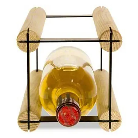 Modulares Weinregal VINOTECA MOD METAL 12,5x12,5x24,5cm 1x1 Flasche Natur