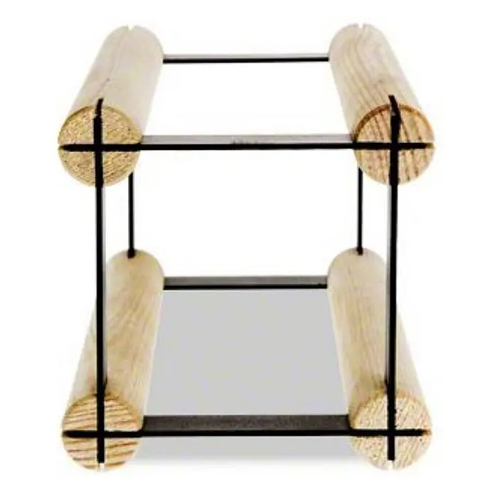 Modulares Weinregal VINOTECA MOD METAL 12,5x12,5x24,5cm 1x1 Flasche Natur - 