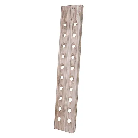 Rüttelbrett Weinregal für 20 Flaschen 120x22x5cm Vintage Naturbraun