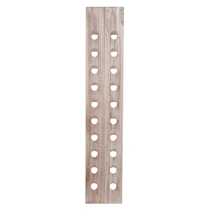 Rüttelbrett Weinregal für 20 Flaschen 120x22x5cm Vintage Naturbraun - 