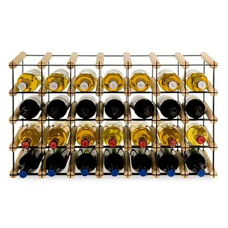 Modulares Weinregal VINOTECA MOD METAL 42,5x72,5x24,5cm 7x4 Flaschen Natur