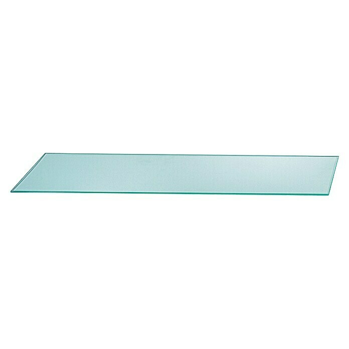 Kristall-Form Glasablage (70 x 14 cm, Stärke: 6 mm)