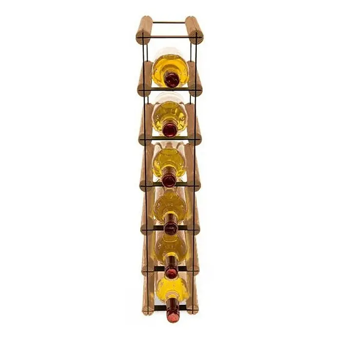 Modulares Weinregal VINOTECA MOD 62,5x12,5x24,5cm 1x6 Flaschen Braun geölt - 