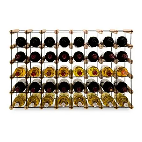 Modulares Weinregal VINOTECA MOD METAL 52,5x82,5x24,5cm 8x5 Flaschen Natur