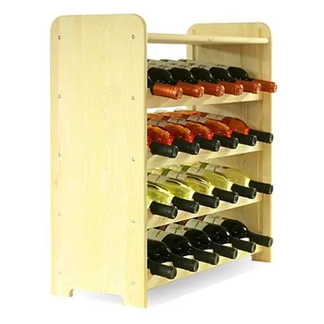 Weinregal PINOTWINE C 61,6x63,2x26,5cm 24 Flaschen Natur unbehandelt