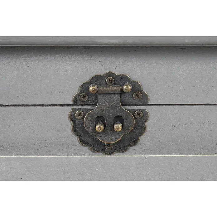 Weinregal & Schublade Flaschenregal für 20 Flaschen 94x48x31cm Vintage Grau - 