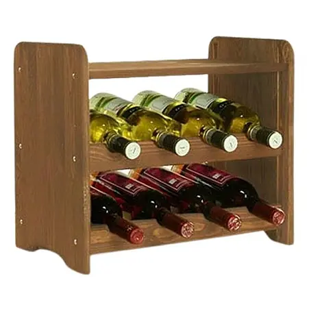 Weinregal PINOTWINE C 36x44x26,5cm 8 Flaschen Braun geölt