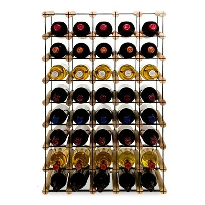 Modulares Weinregal VINOTECA MOD METAL 82,5x52,5x24,5cm 5x8 Flaschen Natur - 