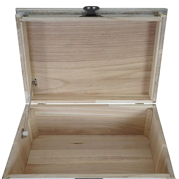 Weinregal mit Schublade und Truhe für 20 Flaschen 94x48x31cm Vintage Weiß - 