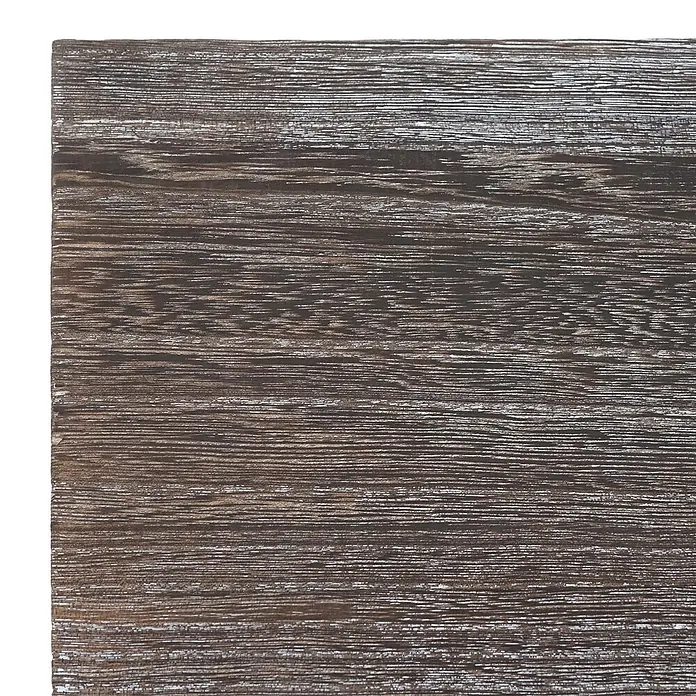 Wandregal 8x80x25cm Schweberegal Wandboard Regal Massiv-Holz Braun -  - Dunkelbraune Holzstruktur mit deutlicher horizontaler weiß-grauer Maserung.