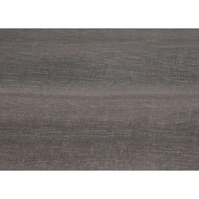 Wandregal 40x40x13cm 3 Regalböden Metall Massiv-Holz Dunkelgrau Regal -  - Dunkelgraubraune Holzoberfläche mit sichtbarer Maserung.