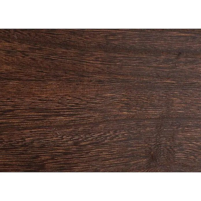 Wandregal 50x35x17cm Massiv-Holz Metall Industrial 2 Regalböden Dunkelbraun - 