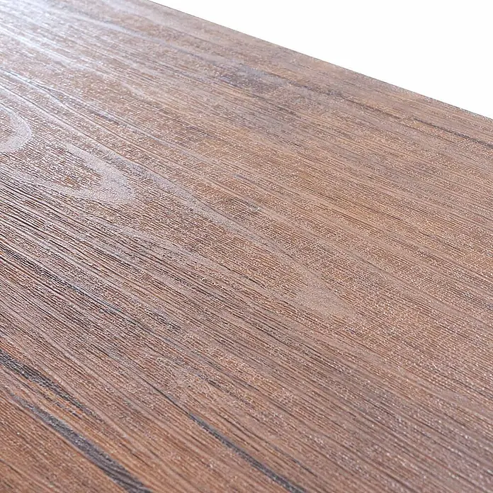 Bücherregal 165x55x35cm Staufach 3D-Struktur Wildeiche-Optik Standregal -  - Helle braune Holzoberfläche mit sichtbarer Maserung und Used-Look.