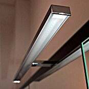 Riva Vulcano LED-Spiegelschrank (80 x 61,8 cm, Mit Beleuchtung, Spanplatte, Weiß)