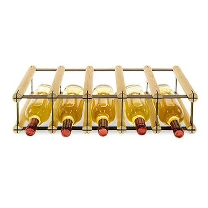 Modulares Weinregal VINOTECA MOD METAL 12,5x52,5x24,5cm 5x1 Flaschen Natur - 