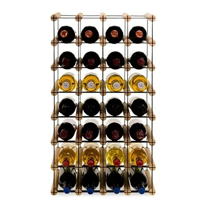 Modulares Weinregal VINOTECA MOD METAL 72,5x42,5x24,5cm 4x7 Flaschen Natur - 