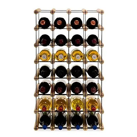 Modulares Weinregal VINOTECA MOD METAL 72,5x42,5x24,5cm 4x7 Flaschen Natur