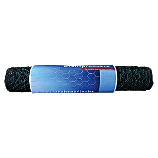 Stabilit Kippengaas (10 x 0,5 m, Maaswijdte: 25 mm, Groen, Met poedercoating)