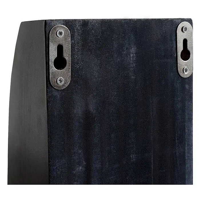 Weinregal für 5 Flaschen 99x13x9cm Schwarz Flaschenregal Wandregal - 