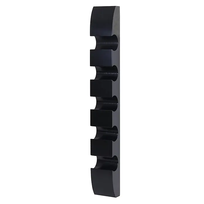 Weinregal für 5 Flaschen 99x13x9cm Schwarz Flaschenregal Wandregal - 
