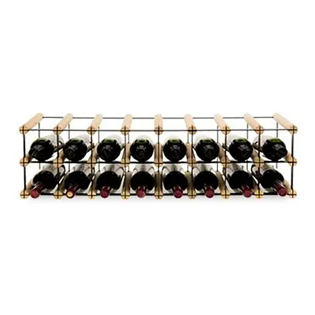 Modulares Weinregal VINOTECA MOD METAL 12,5x82,5x24,5cm 8x1 Flaschen Natur