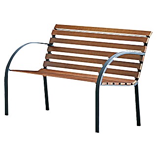 Sunfun Banco de jardín Saale (An x Pr x Al: 122 x 60 x 80 cm, Madera dura)