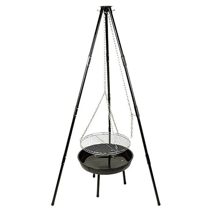 Grillstar Schwenkgrill Louisiana (Schwarz, Hauptgrillfläche: Ø 47 cm)