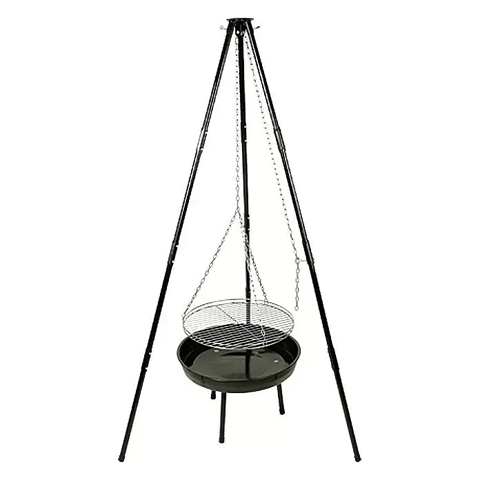 Grillstar Schwenkgrill Louisiana - Durchmesser Grillfläche: 47 cm, Höhe: 160 cm, Schwarz