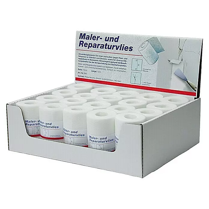 Maler- & Reparaturvlies - 10 m x 10 cm - Vorderansicht