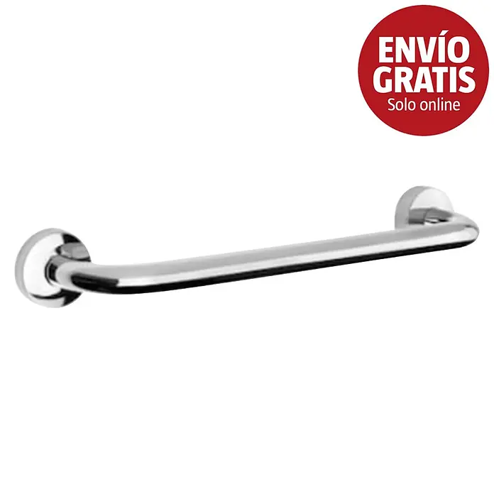 Bath Stage Asidero de baño B-40 - Acero inoxidable, Cromo - Barra de seguridad cromada para baño.