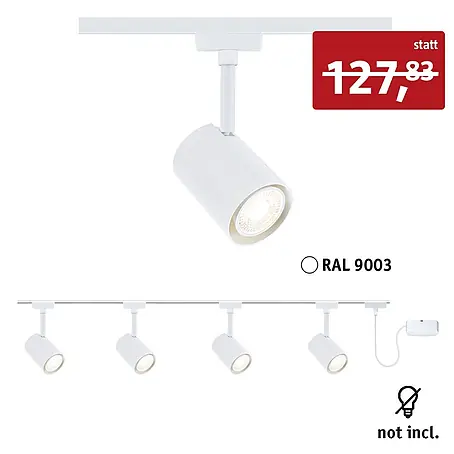 Paulmann URail LED-Schienensystem Set Luxe