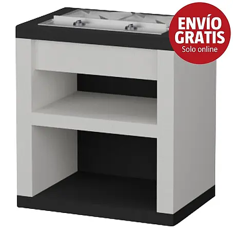 Sotnas Mesa de barbacoa para barbacoa Faro con cocina
