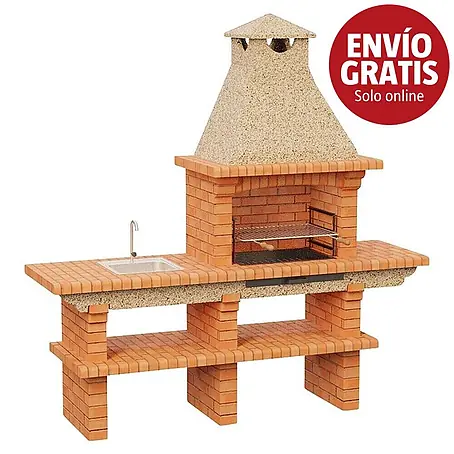 Sotnas Barbacoa de obra Barcelos Ladrillo con mesa