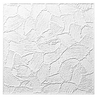 Decosa Stropna ploča od stiropora (Valencia, 50 x 50 cm, Bijele boje, 2 m²)