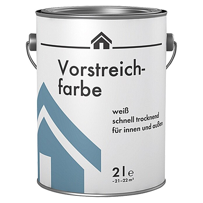 Vorstreichfarbe (Weiß, 2 l, Schnelltrocknend)
