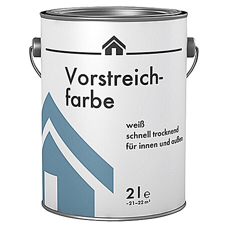 Vorstreichfarbe (Weiß, 2 l, Schnelltrocknend)
