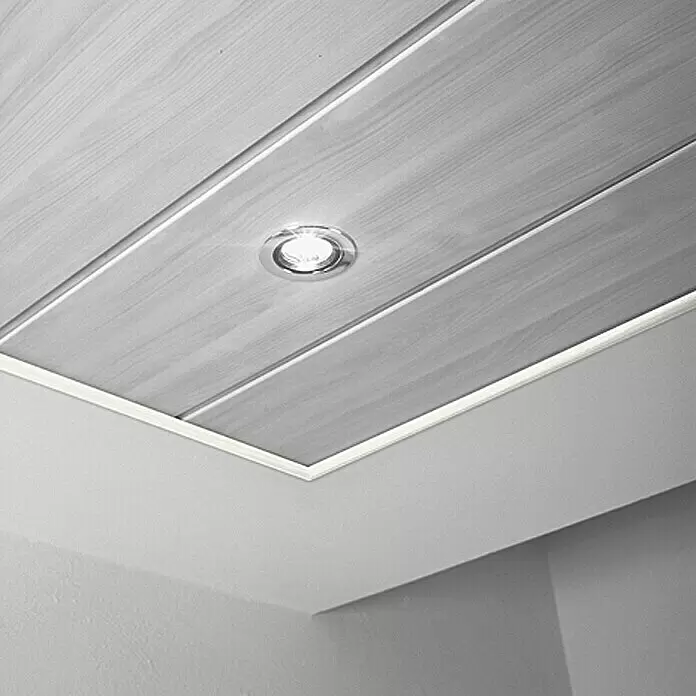 LOGOCLIC Viertelstab Birnbaum Weiß - 260 cm x 12 mm x 12 mm, MDF - Stimmungsaufnahme