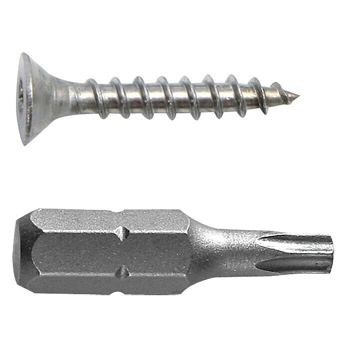 BaukulitVox Speciale schroef voor schroten (Roestvrij staal, Diameter: 3,5 mm, Lengte: 20 mm)