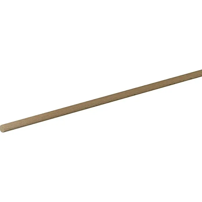 Profiles and more Rundstab - Ø x L: 8 mm x 100 cm, Buche, Strukturiert - Aufnahme eines Holzdübels, ideal für Bastelprojekte, Möbelreparaturen oder als vielseitige Ergänzung für Ihre Werkstatt.