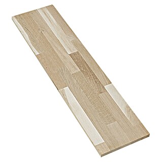 Exclusivholz Verlijmd houten paneel (Eiken, Kwaliteitsklasse verlijmd houten paneel: B/C, 800 x 200 x 18 mm)
