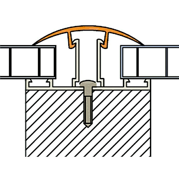 VarioprofilsprosseMittelsystem, Geeignet für: Stegplatten 8 - 16 mm, 300 x 6 cm Unknown